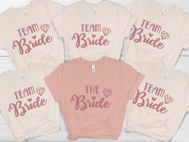 Team Bride Shirts for Wedding | Funny Bridal Party Shirts